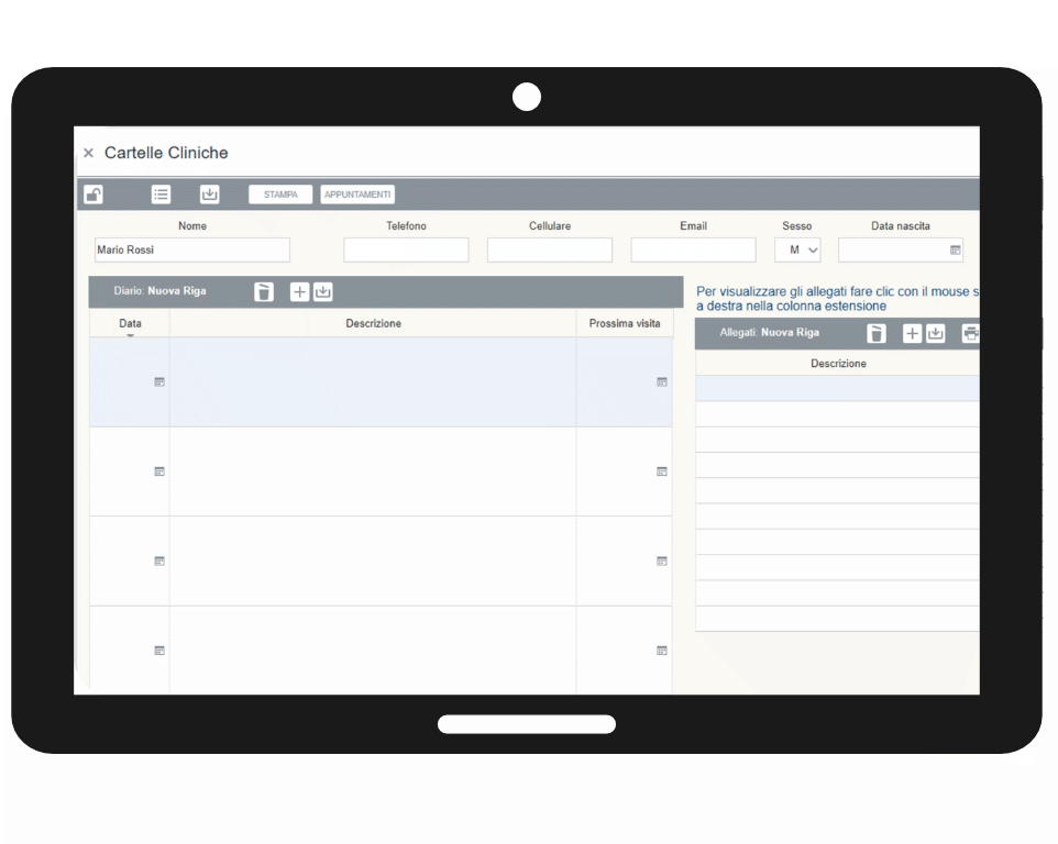 studi medici app gestione pazienti tetrasoft